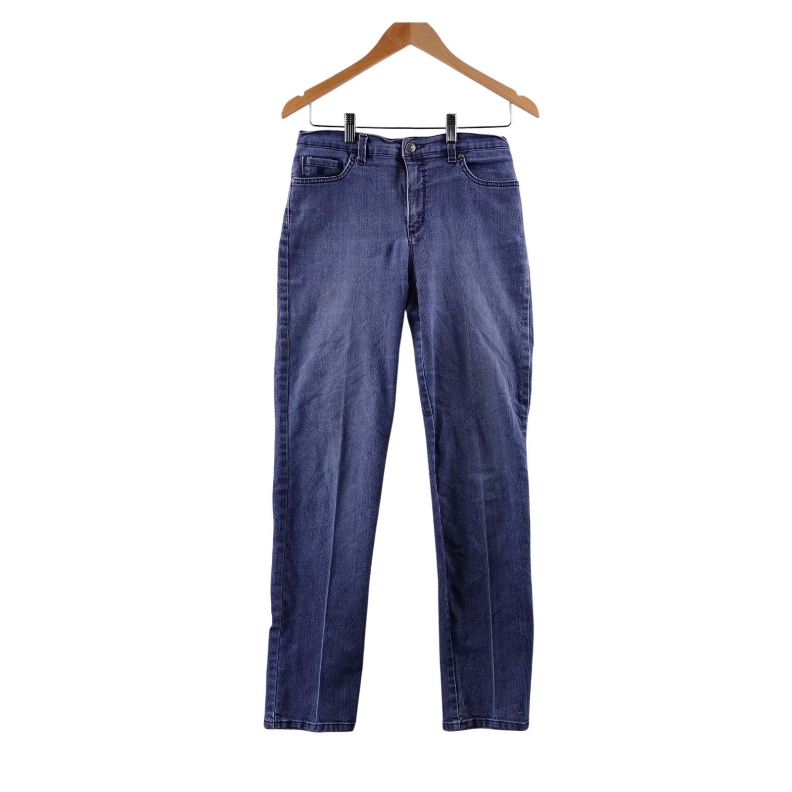 Gloria Vanderbilt Womens Blue Denim Jeans S 6 Stretch Waist All Around Slimming